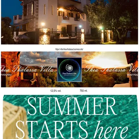 Thea Thalassa Villa Vourvourou